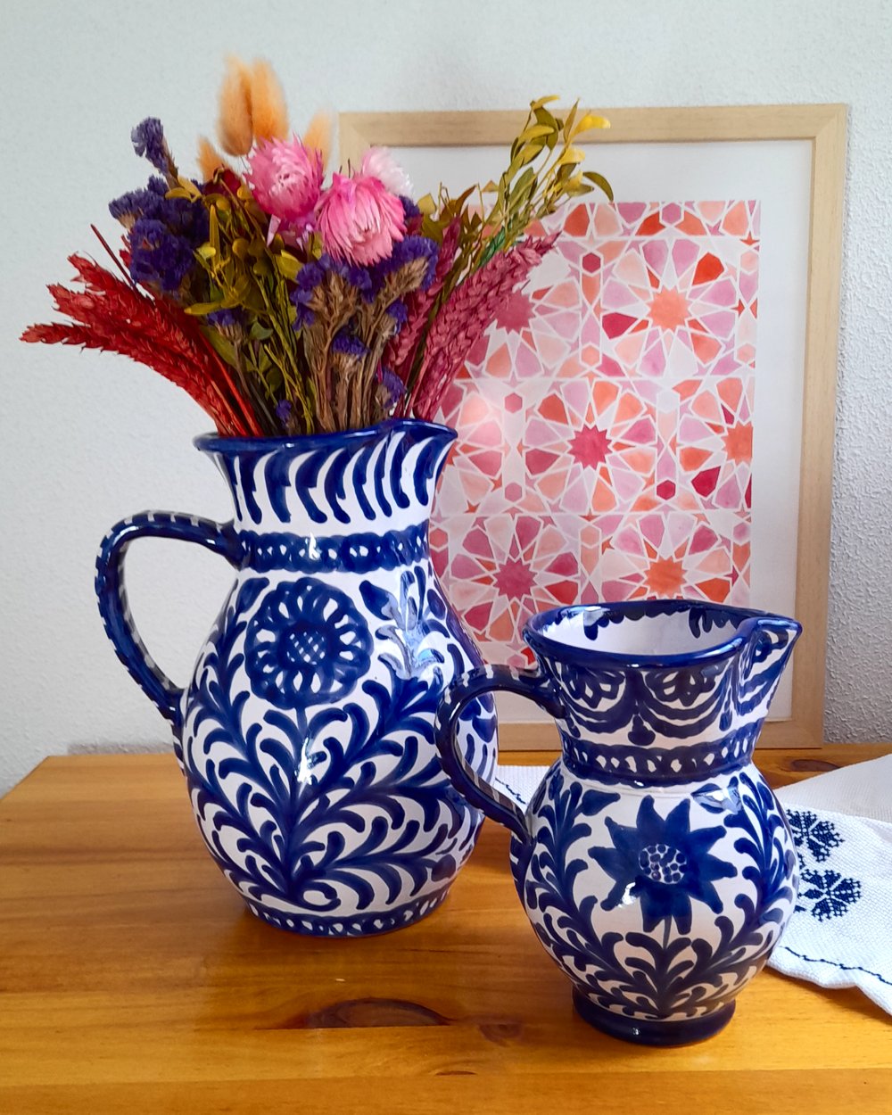 Margarita Fajalauza Large Pitcher — CASA PLETÓRICA — Handmade